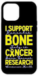 Coque pour iPhone 12 Pro Max Je Soutien La Recherche Sur Le Cancer Des Os