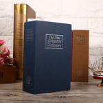 (Blue)Security Box Book Safe Box 1Pc Security Lock Dictionary Safe Secret Book