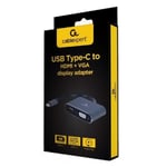 Adaptateur USB vers VGA-HDMI GEMBIRD A-USB3C-HDMIVGA-01