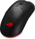 Rog Pugio Ii Ambidextrous Lightweight Wireless Gaming Mouse With 16,000 Dpi Optical Sensor, 7 Programmable Buttons, Configurable Side Buttons, Dpi On-The-Scroll Button And Aura Sync Rgb Lighting