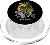 Polk City Florida USA Manaté et alligator PopSockets PopGrip pour MagSafe