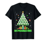 Oh Pharmatree Christmas Tree Pharmacy Medication Pharmacist T-Shirt