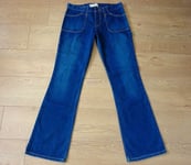 Levi Juniors Jeans Strauss Signature Ladies Urban Bootcut Slim Fit Size W30 L32