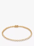 Monica Vinader Diamond Tennis Bracelet, Gold