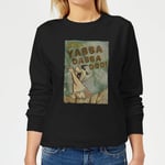 The Flintstones Yabba Dabba Doo! Women's Sweatshirt - Black - S - Black