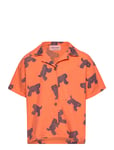 Big Cat All Over Woven Shirt Patterned Bobo Choses