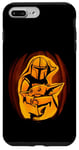 Coque pour iPhone 7 Plus/8 Plus Star Wars The Mandalorian Halloween Pumpkin Carving