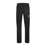 Mammut Outdoor Zip Off Pants Men Black 48