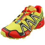 Salomon Speedcross 3 Unisex Running Trainers in Yellow Red - 9 UK