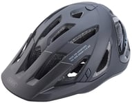 ABUS Casque de ville Urban-I 3.0 ACE - casque de vélo sportif avec feu arrière LED, visière rallongée et fermeture magnétique - pour hommes et femmes - Noir, taille M