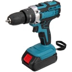 Maerex - Perceuse Visseuse électrique 21V sans fil couple 28Nm 1450r/min réglage 25 vitesses avec têtes de perçage Drillpro avec 1 Batterie