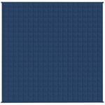 Couverture lestée Bleu 200x200 cm 9 kg Tissu Vidaxl Bleu