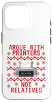 iPhone 16 Pro Ugly Christmas Printer, IT Technician, Computer Office Funny Case