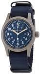 Hamilton H69439940 Khaki Field Sininen/Tekstiili Ø38 mm