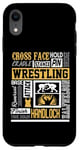 iPhone XR Wrestling Half Nelson Wrestler Adjectives Cross Face Case