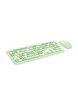 Mofii Wireless keyboard + mouse set MOFII 666 2.4G (Gree - Tastatur & Mus sæt - Grøn