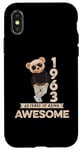 Coque pour iPhone X/XS Ours en peluche original Awesome 62e anniversaire homme femme 1963