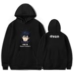 Femme Sweats À Capuche 3D Jujutsu Kaisen Motif Imprimé Fushiguro Megumi Dessin Animé Hoodie Manches Longues Drôle Et Cool Pull pour Unisexe,X~Large