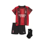 Puma Childrens Unisex A.C. Milan 23/24 Home Baby Kit - Red - Size 9-12M