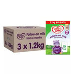 6 x 600g Cow & Gate Follow-On Milk Suitable From 6+ Months