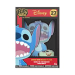 Funko Large Pop! Enamel Pin - Disney: Lilo And Stitch - Stitch With Record Player - Disney: Lilo & Stitch Pin en Émail - Broche Fantaisie Mignonne à Collectionner - pour les Sacs à Dos et Sacs