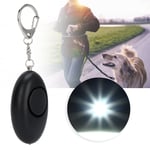 (Black)Security Alarm Key Chain Women Elderly Emergency Safety Alarm LVE