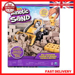 Kinetic Sand, Dig & Demolish Truck Playset with 453 g for Kids Aged 3 and Up New