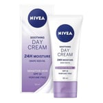 Nivea Soothe SPF15 Day Cream 50ml 24H Moisture for Sensitive Skin PERFUME FREE