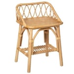 Table de Chevet Enfant "Rotin" 56cm Naturel