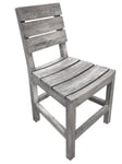 Ambientehome 68329 Strandgut07 Chaise en Teck recyclé Finition Gris 45 x 50 x 90 cm