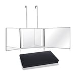 Miroir 360°de Maquillage led miroir mural Maquillage Lumineux Degrés Pliant Salle De Bains Miroir De Maquillage Rasage Cosmétique Outil Vue Arrière