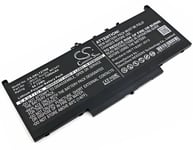 Kompatibelt med Dell Latitude 12 E7270, 7.6V, 7200 mAh