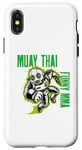 Coque pour iPhone X/XS Muay Thai Space Robot, MMA, kickboxing, jiu-jitsu, combat