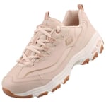 Skechers Femme D'Lites Good Neutral Basket, Naturel, 39 EU