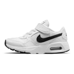 Nike Air Max SC Little Kids' Shoes WHITE/BLACK-WHITE, storlek 31