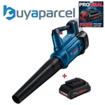 Bosch GBL 18V-750 18V Professional Cordless Brushless Leaf Blower + 4Ah Pro Core