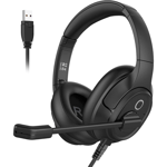 EKSA H2 USB Headset with Microphone for PC Laptop, Computer Headsets with Noise