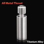 TA-All Metal Throat Stainless Steel Nipseyteko, gorge lisse en acier inoxydable, rupture chaleur, Filament 1.75mm avec alimentation à distance en PTFE, 4.1