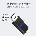 Récepteur Usb Compatible Bluetooth, Adaptateur Transmetteur Audio Sans Fil Pour Contrôleur Ps5 Et Ps4, Pour Switch, Accessoires De Jeu Sur Pc