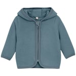 Huttelihut Jacka Ears Wool Fleece (M) Stormy Weather | Grå | 86 cm