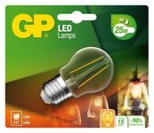 GP - LED Lamp Filament Mini Globe, E27, 2W (25W), 250lm