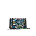 Aldo Greenwald, Sac à bandoulière Femme, Bleu/Multicolore, Medium