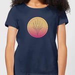 Magic: The Gathering Theros: Beyond Death Planeswalker Symbol Gradient Women's T-Shirt - Navy - XS