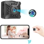 Caméra espion cachée Mini WiFi sans fil 1080P avec vidéosurveillance audio en direct avec application de vision nocturne de détection de mouvement