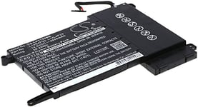 Kompatibelt med Lenovo IdeaPad Y700-15ISK, 14.8V, 4000 mAh