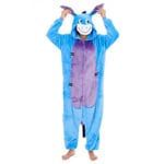 Nalle Puh Karaktärer Unisex Onesiee Maskeraddräkt Huvtröjor Pyjamas a Eeyore Donky Eeyore Donky L(170CM-180CM) Eeyore Donky L(170CM-180CM)