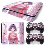 Kit De Autocollants Skin Decal Pour Console De Jeu Ps4 Slim Crane D'horreur Complet Du Corps, T1tn-Ps4slim-6500