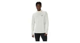 Haut thermique a capuche asics metarun winter blanc homme