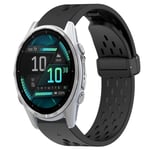 Garmin Fenix 8 AMOLED 43mm Klokkerem i silikon - Svart