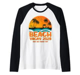 Beach Vacay 2025 - Are We There Yet Design Raglan Baseball Tee